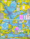 F102 Boat Fishing Map of the Galveston Bay Area (With GPS)